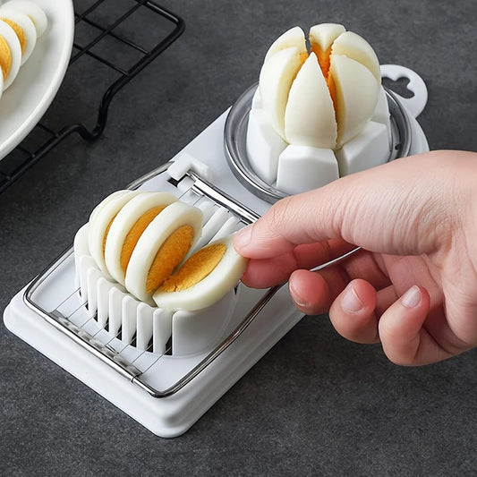 Stainless Steel Egg Slicer – Multifunctional Egg Cutter
