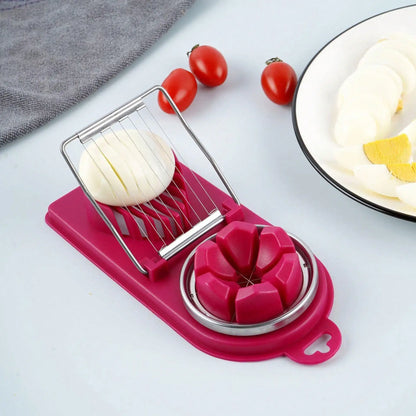Stainless Steel Egg Slicer – Multifunctional Egg Cutter