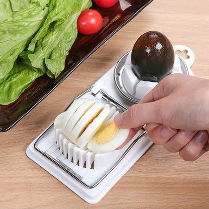 Stainless Steel Egg Slicer – Multifunctional Egg Cutter