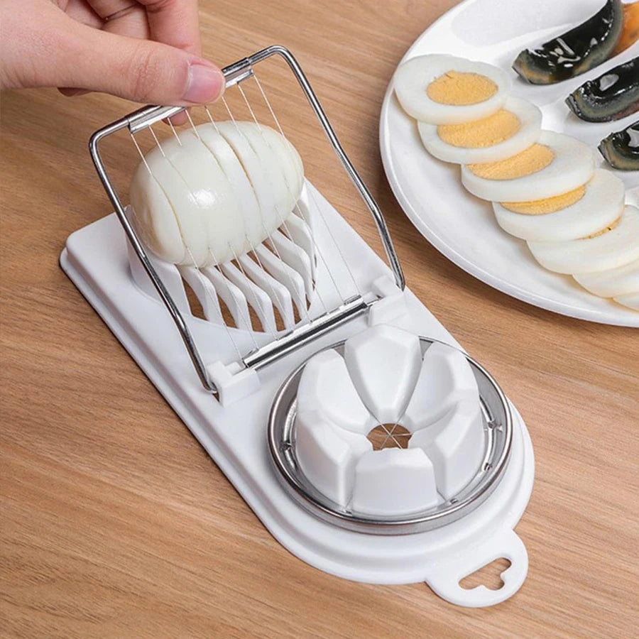 Stainless Steel Egg Slicer – Multifunctional Egg Cutter